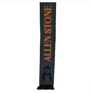 Allen Stone Scarf From Tour Grey Orange Unisex